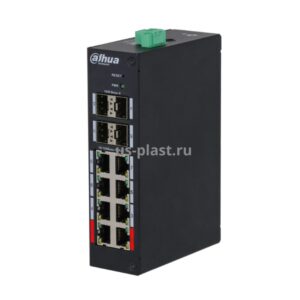 DH-CHS4412-8GT-125 — 8-портовый гигабитный PoE коммутатор с функцией облачного управления