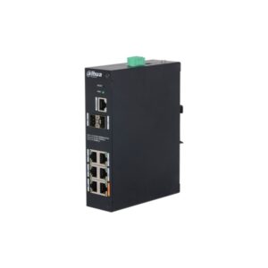 DH-HS4208-4GT-60 — 8-портовый управляемый гигабитный коммутатор с PoE, промышленное исполнение