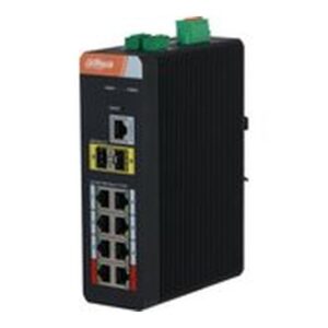 DH-IS4210-8GT-120 — 8-портовый гигабитный управляемый коммутатор с PoE, промышленное исполнение