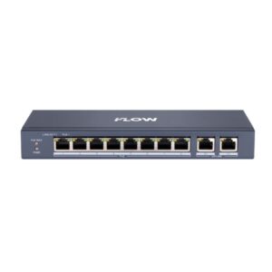 F-SW-EU410POE-V/L — Неуправляемый PoE-коммутатор на 8 портов 10/100M RJ45 PoE, 2 uplink порта 1000 Мбит/с RJ45