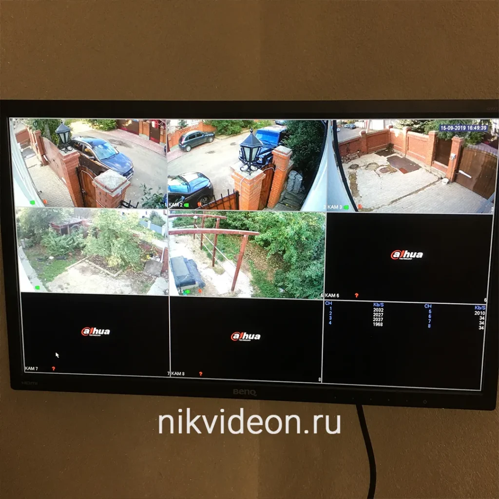 Монтаж видеонаблюдения, частные дома, Приволжский район, пос. Восточный — фото 1